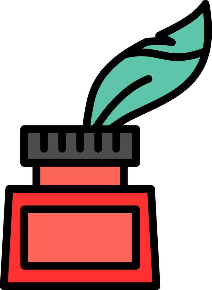 Inkwell Vector Icon Design