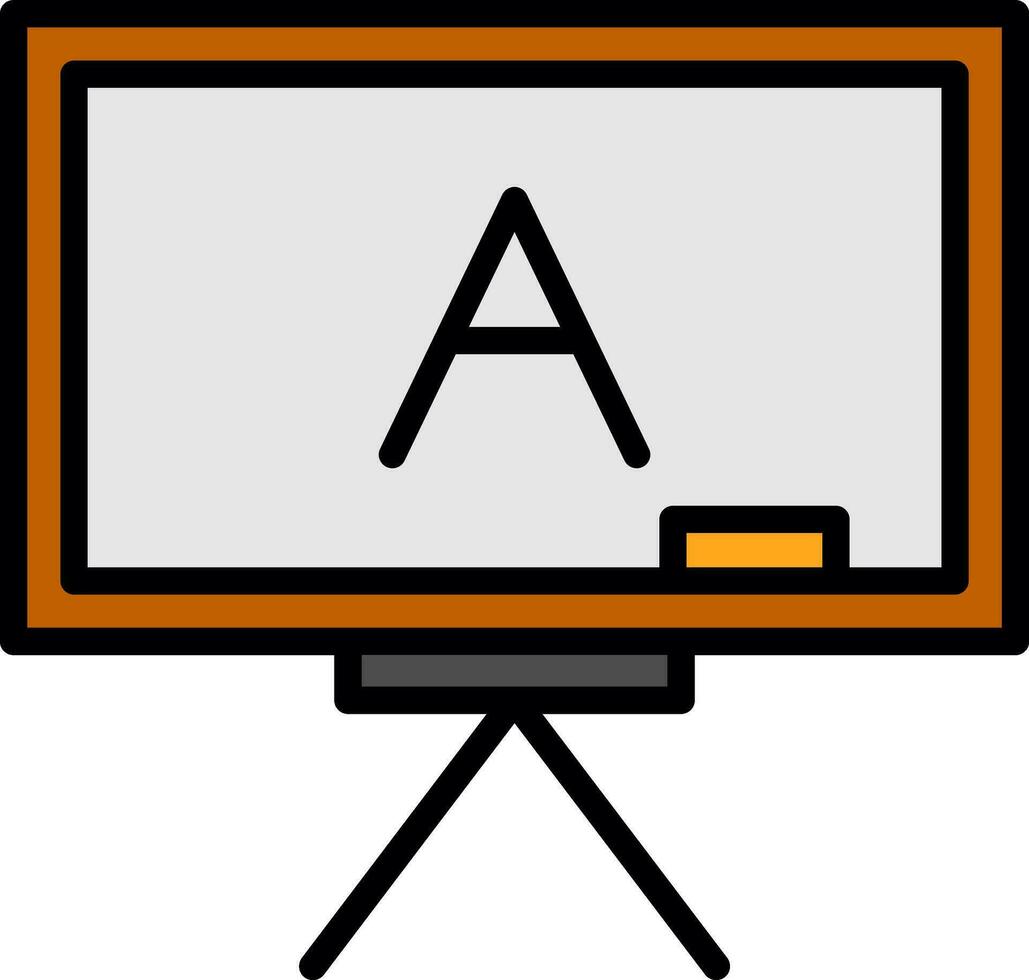 Whiteboard Vector Icon Design