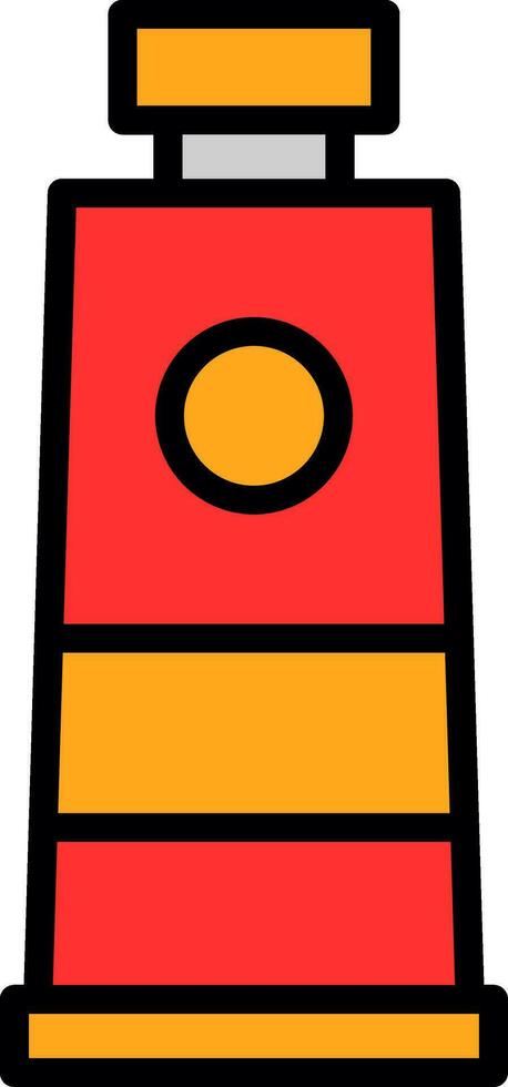 Paint tube Vector Icon Design