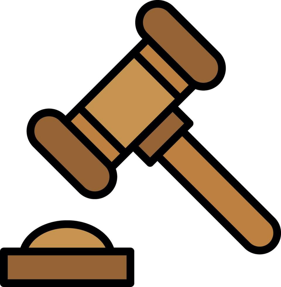 Gavel Vector Icon Design