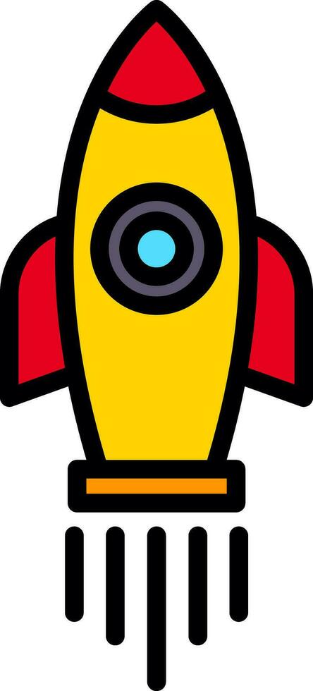 Rocket Vector Icon Design