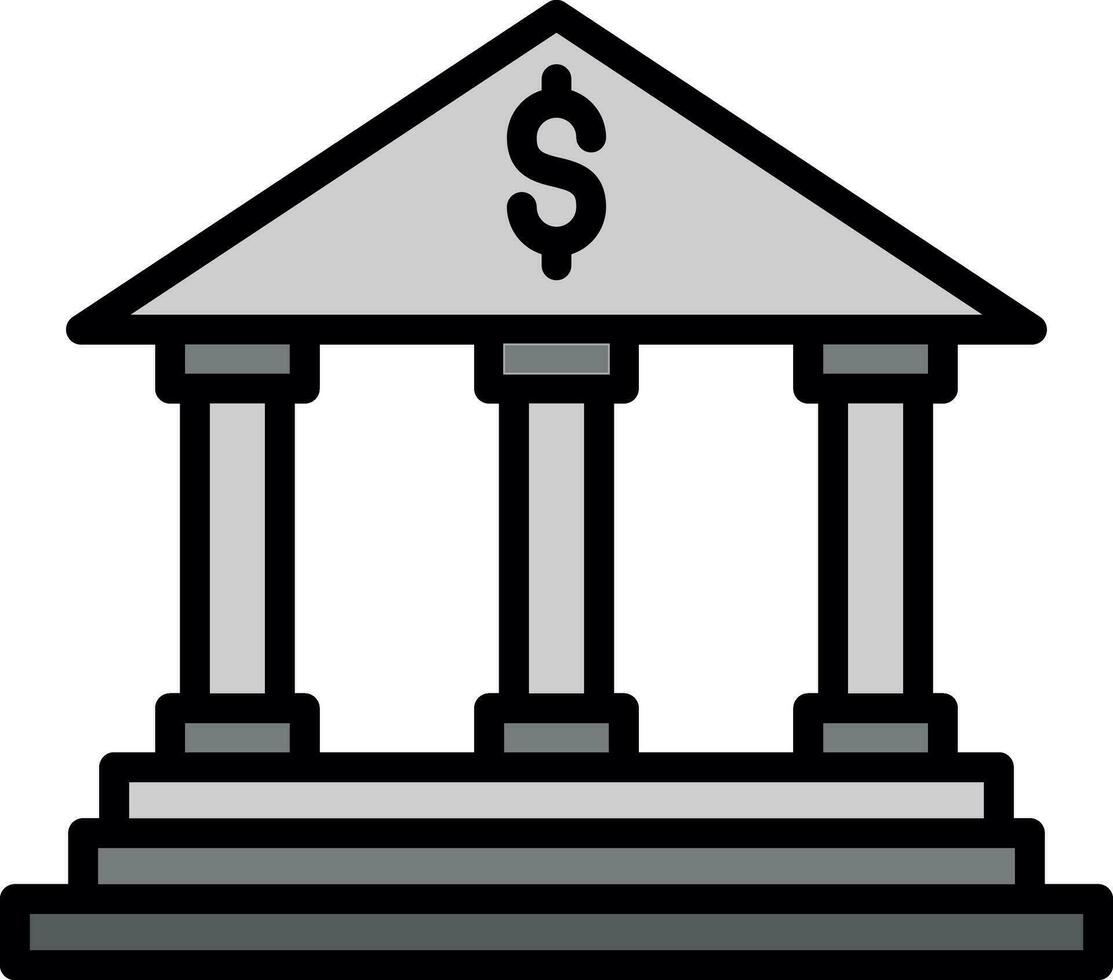 Bank Vector Icon Design