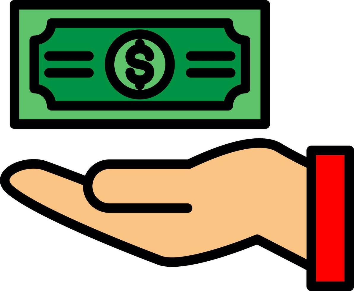 Donation Vector Icon Design