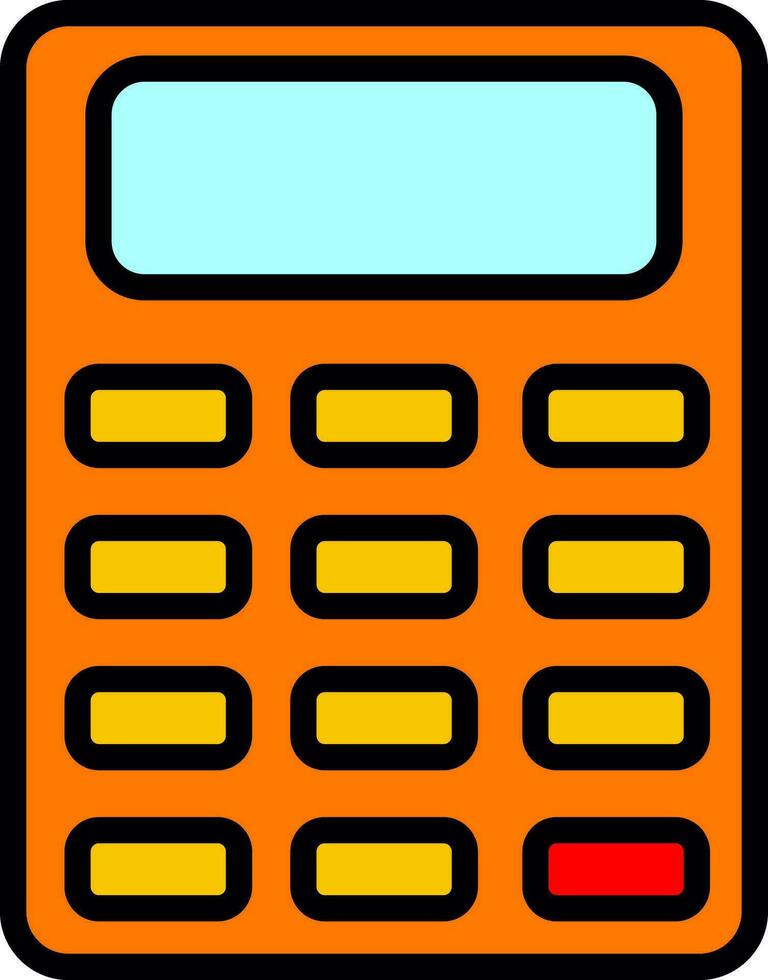 Calculator Vector Icon Design