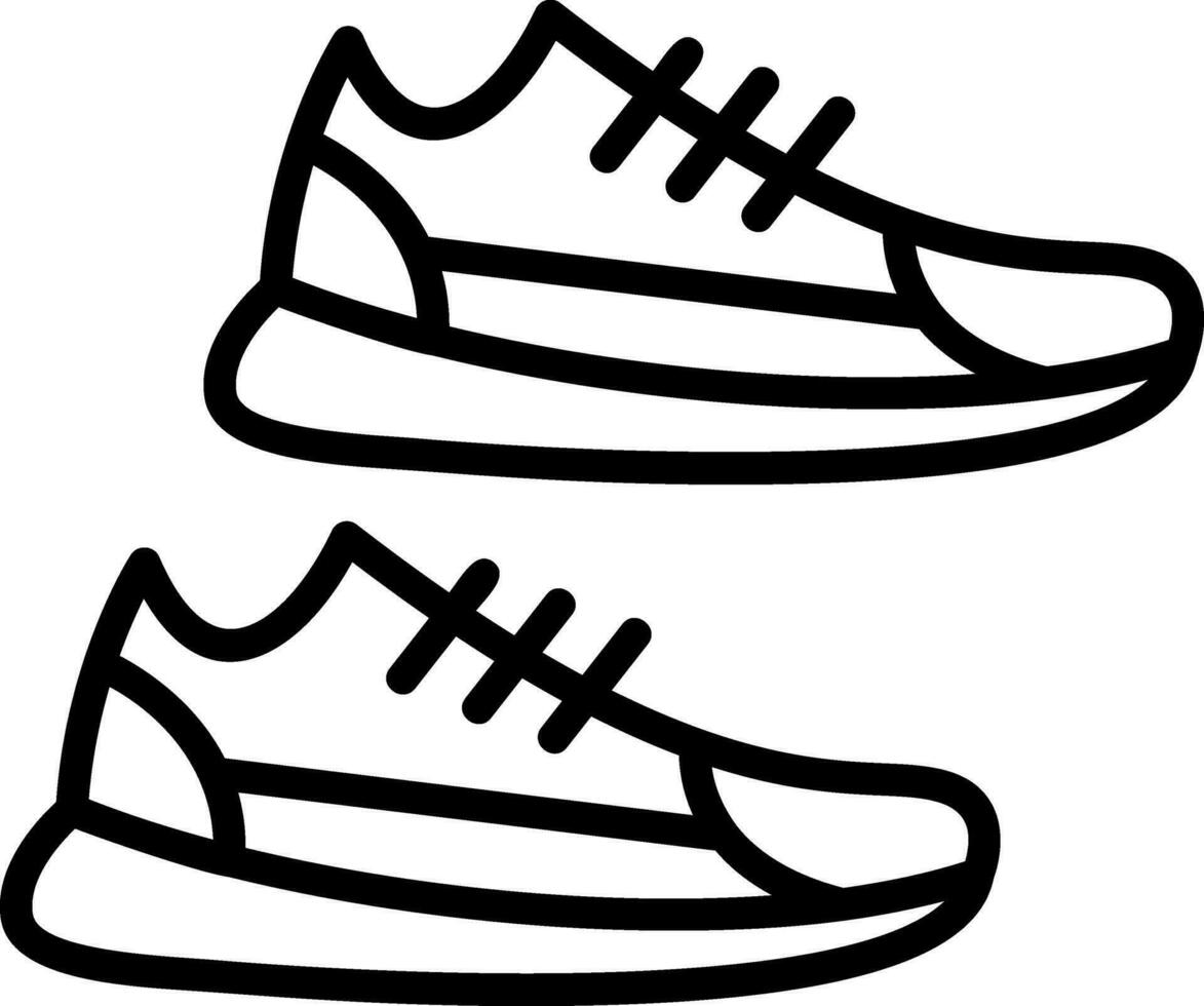 diseño de icono de vector de zapatillas