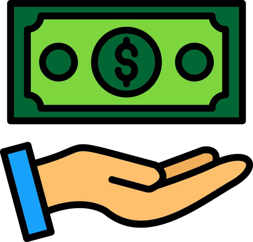 Cash payment Vector Icon Design