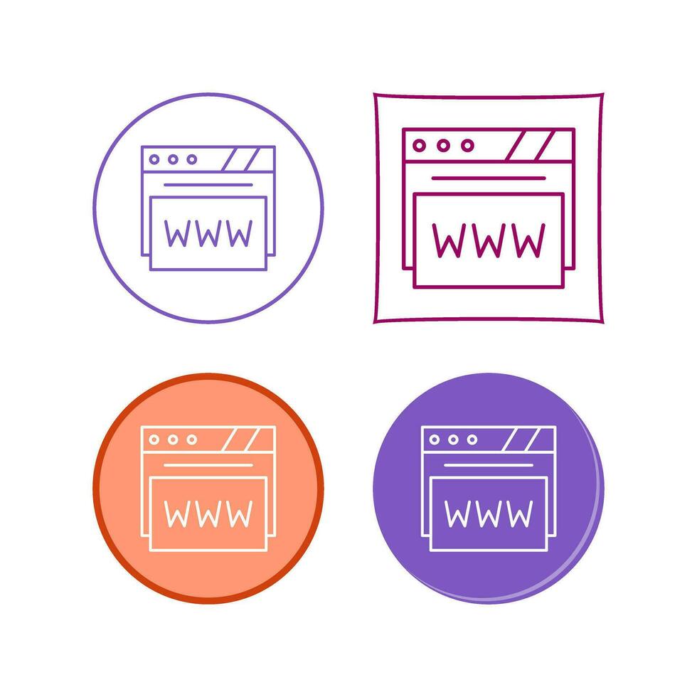 Web Browser Vector Icon