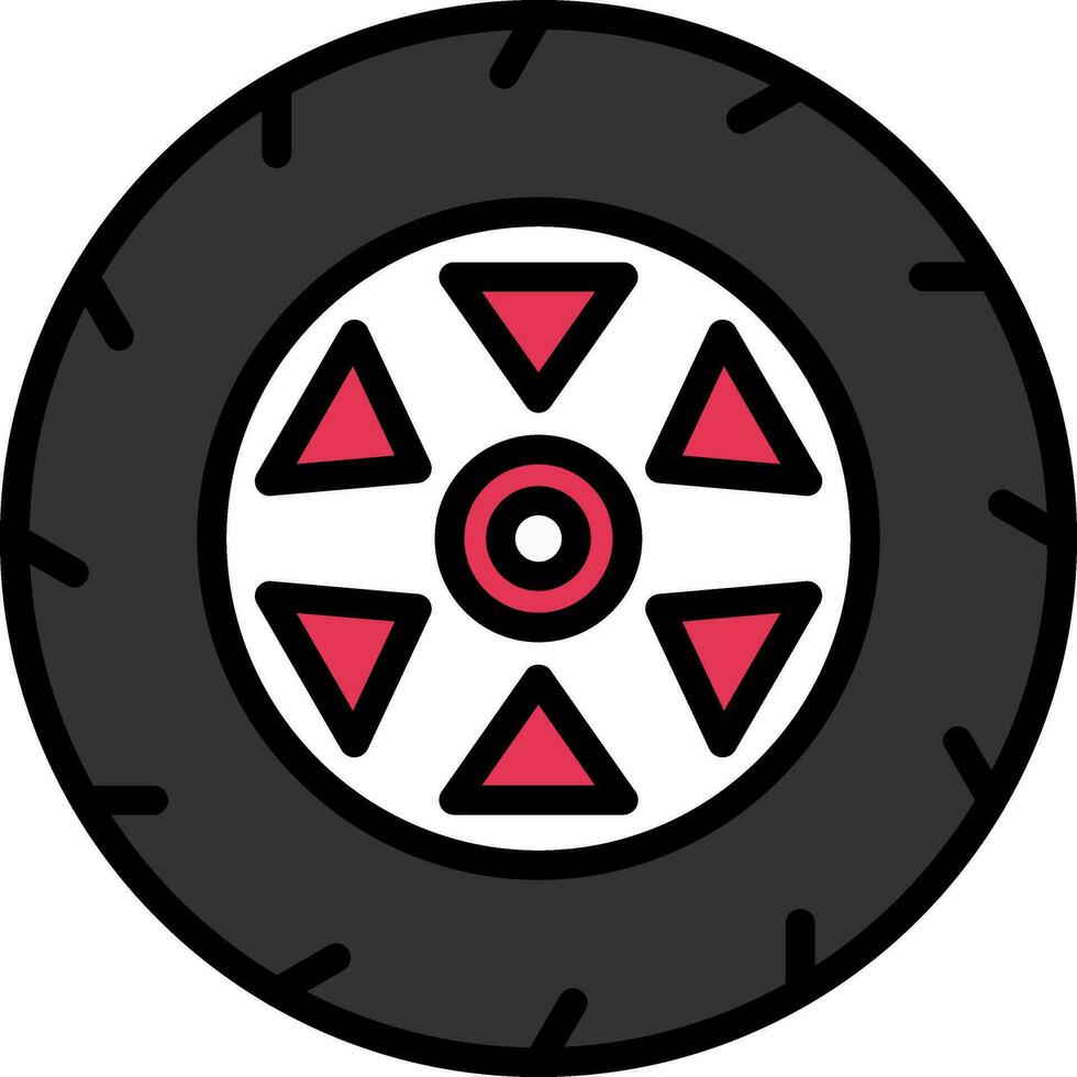 Wheels Vector Icon Design