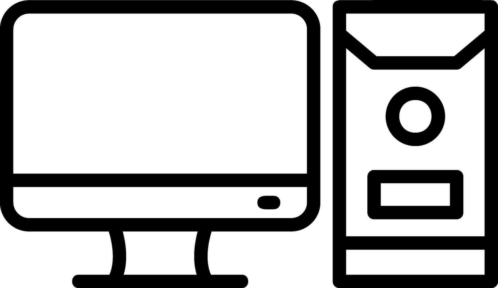 Pc Vector Icon Design