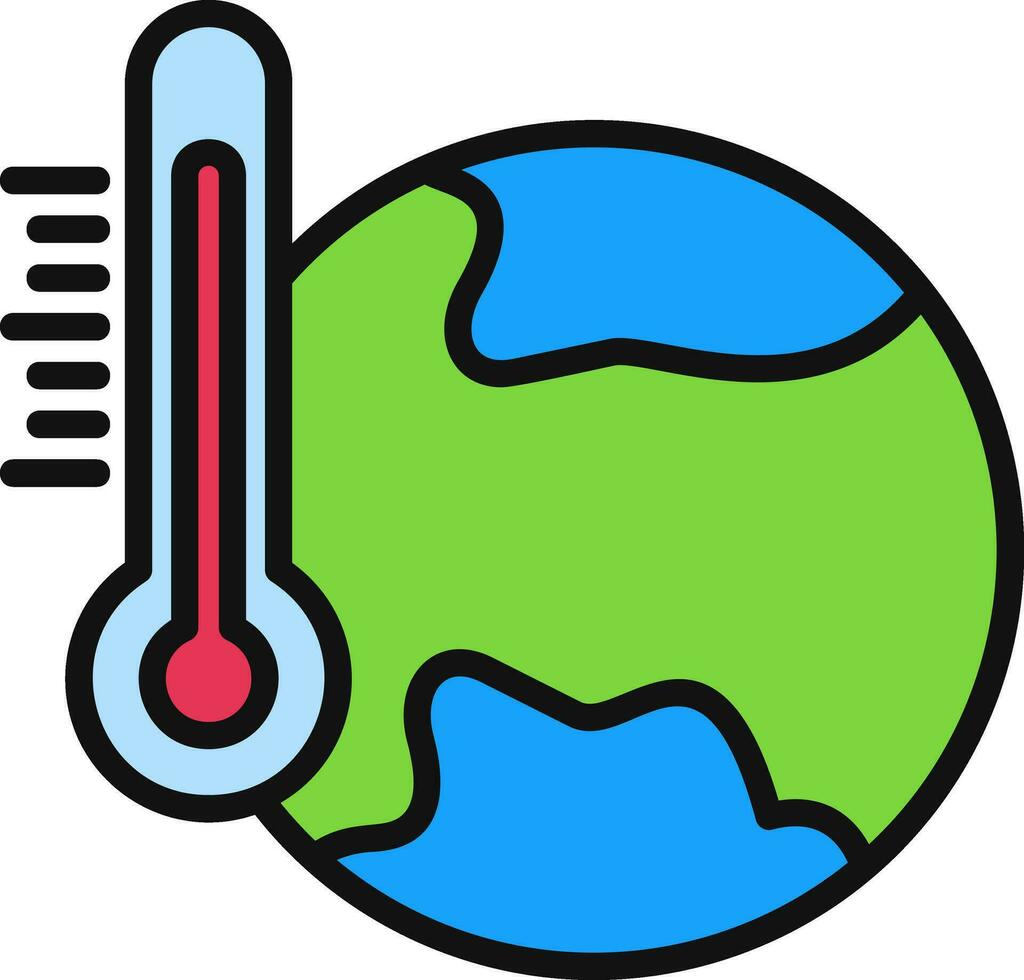 Global warming Vector Icon Design
