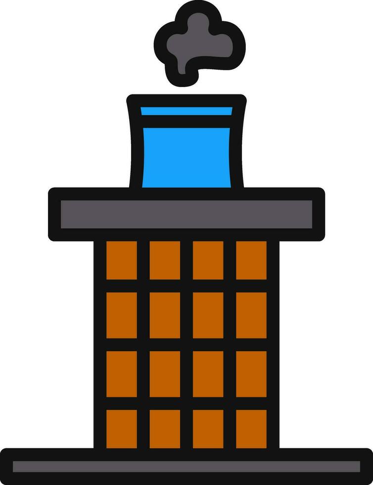 Chimney Vector Icon Design