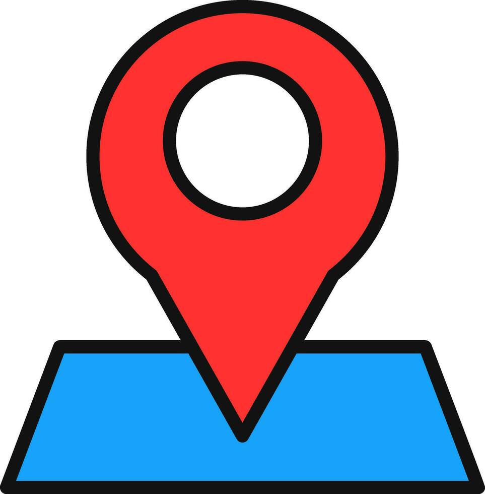 Map pointer Vector Icon Design