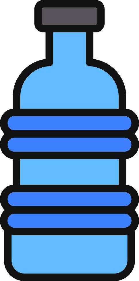 Plastic bottle Vector Icon Design