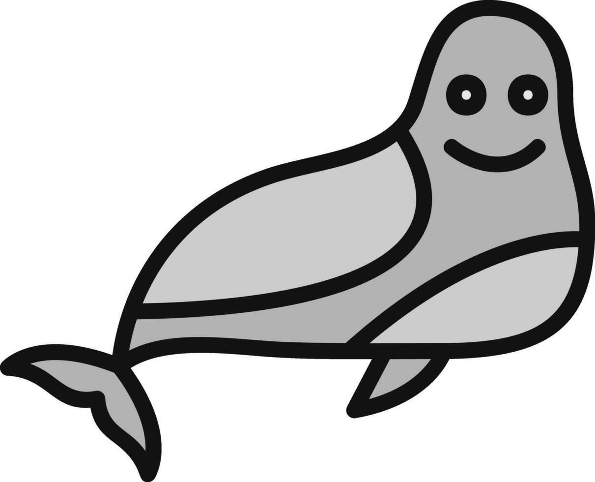 Seal Vector Icon Design