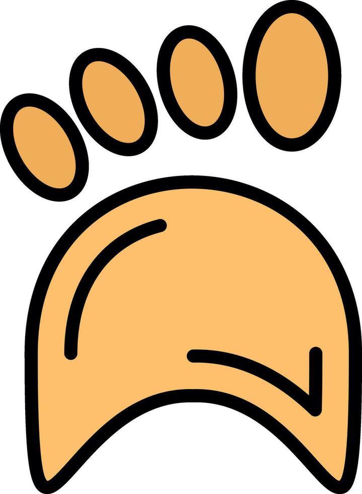 Paw Vector Icon Design