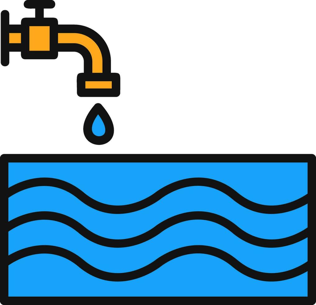 diseño de icono de vector de agua