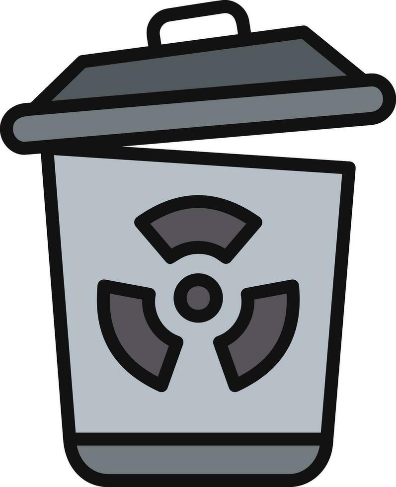 Toxic waste Vector Icon Design