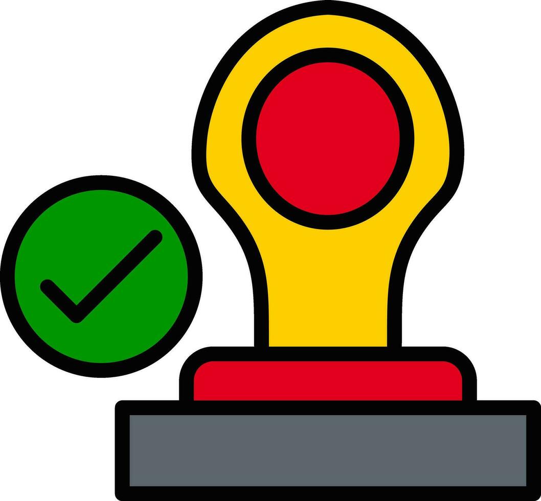Stamp Vector Icon Design