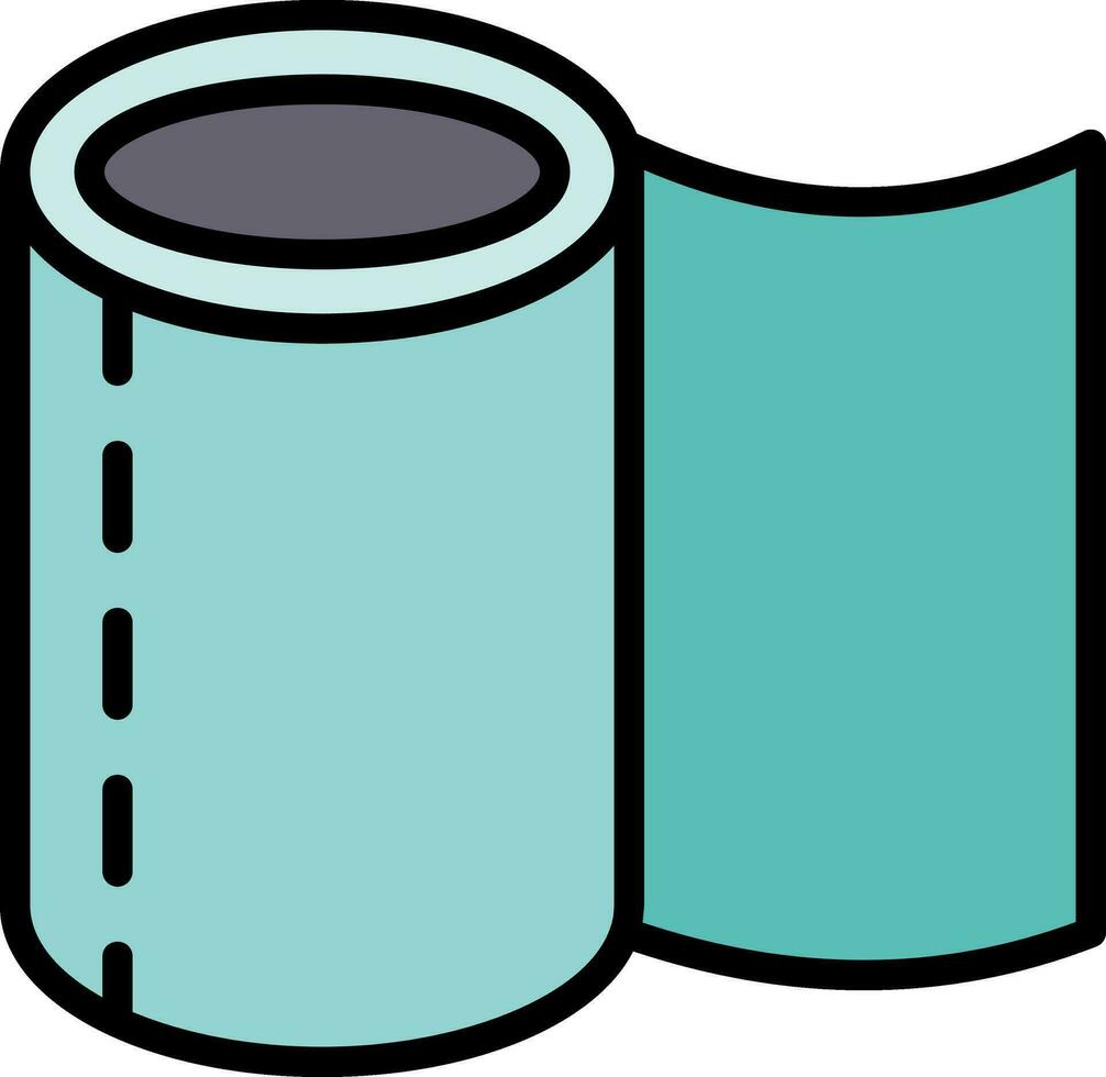 Paper roll Vector Icon Design