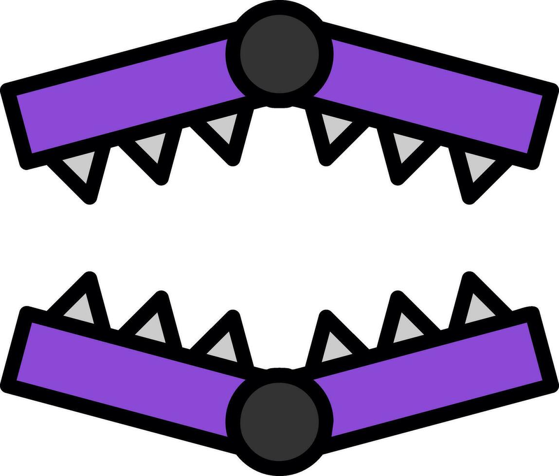 Bear trap Vector Icon Design