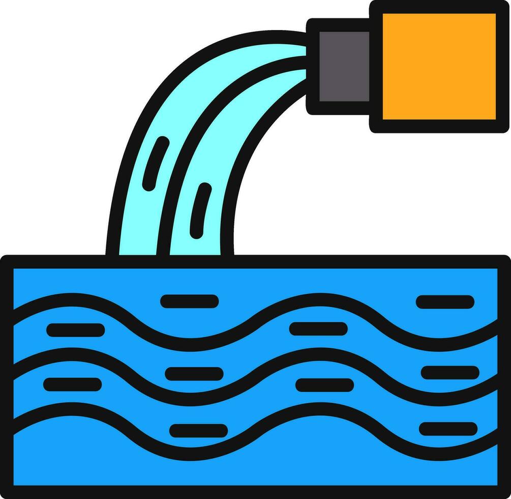 Waste water Vector Icon Design