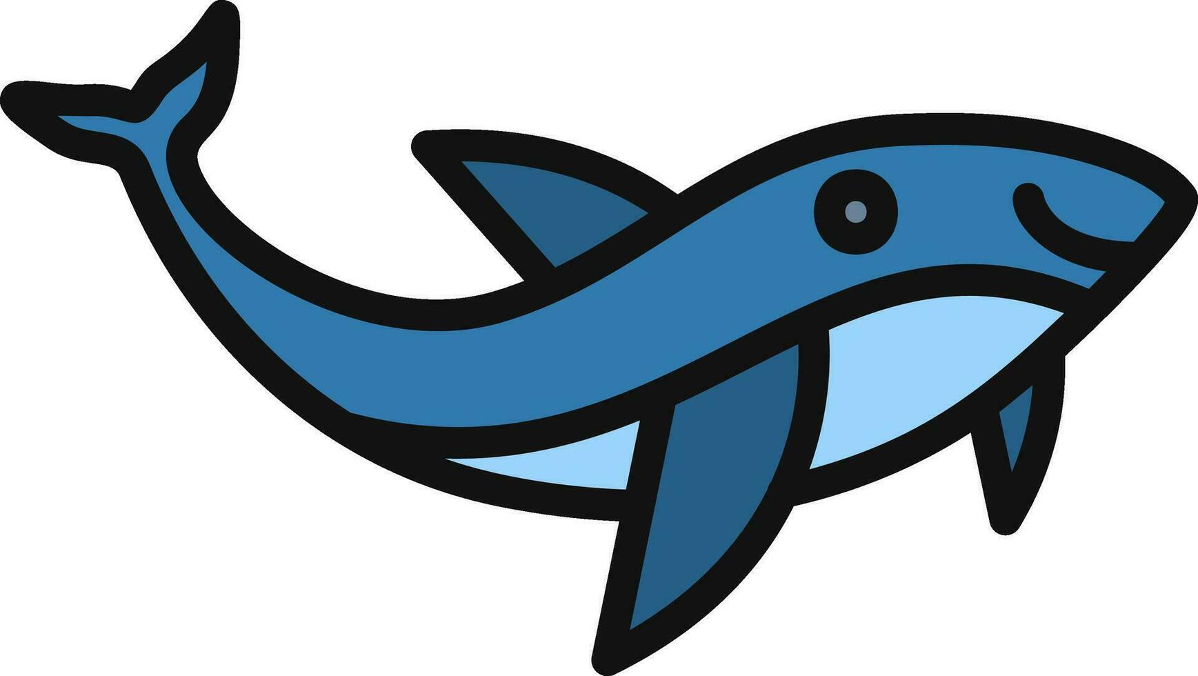 Whales Vector Icon Design