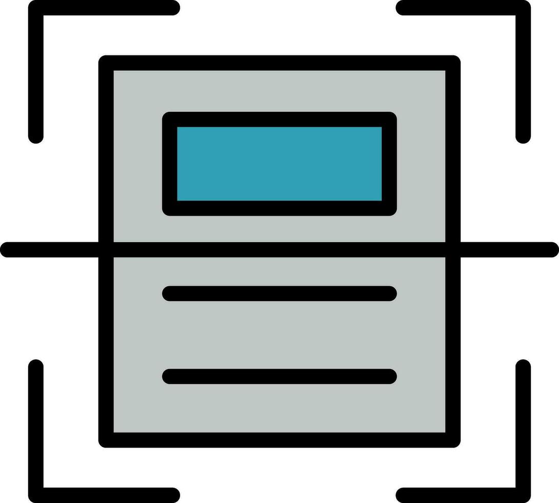 Scanner Vector Icon Design