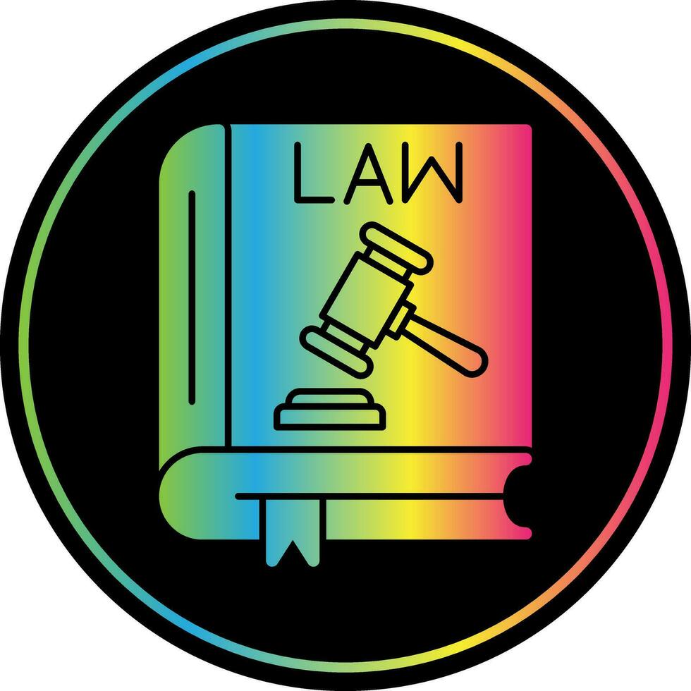 Law book Vector Icon Design