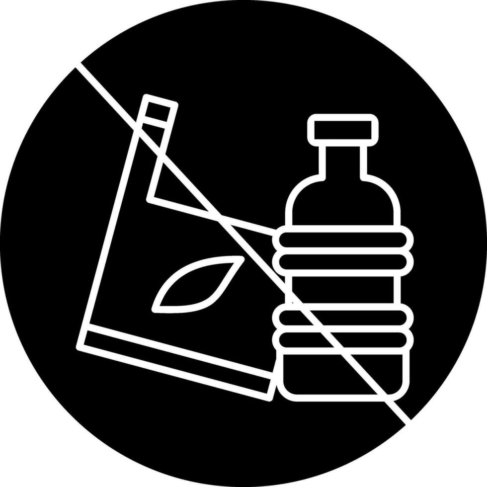 No plastic Vector Icon Design