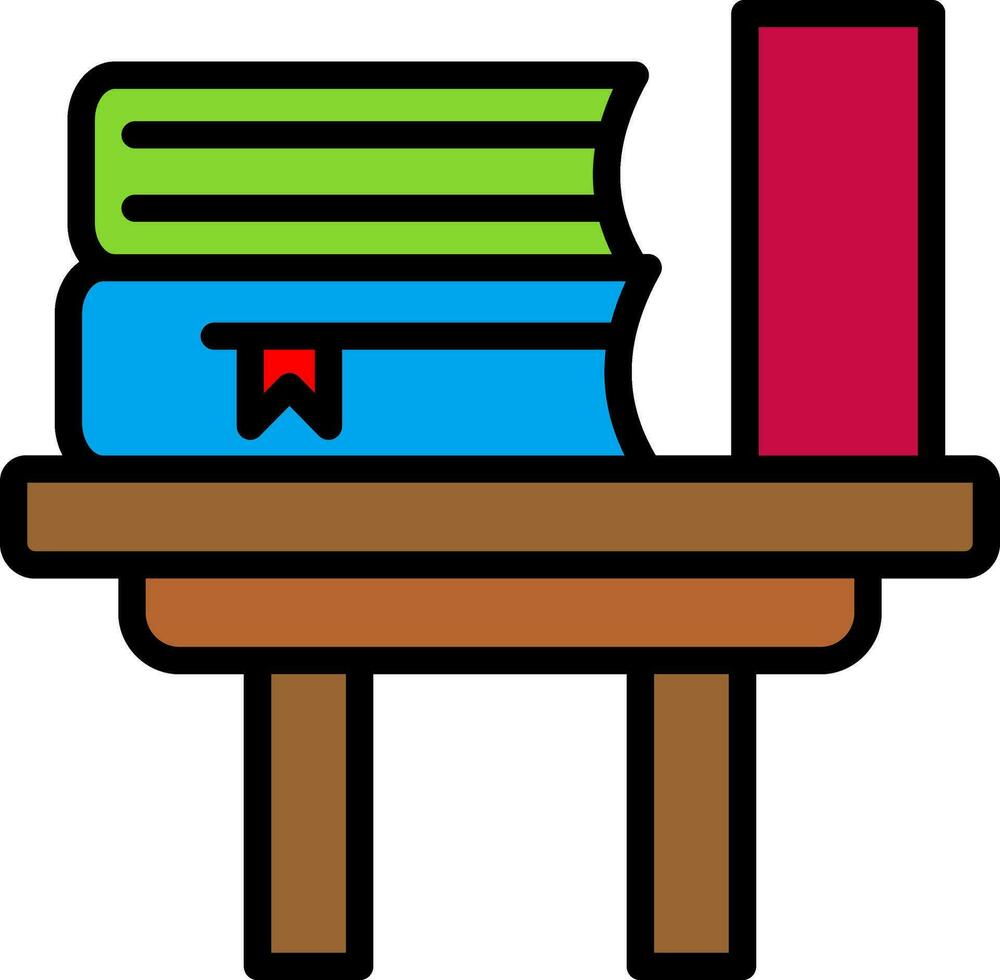 Books Vector Icon Design