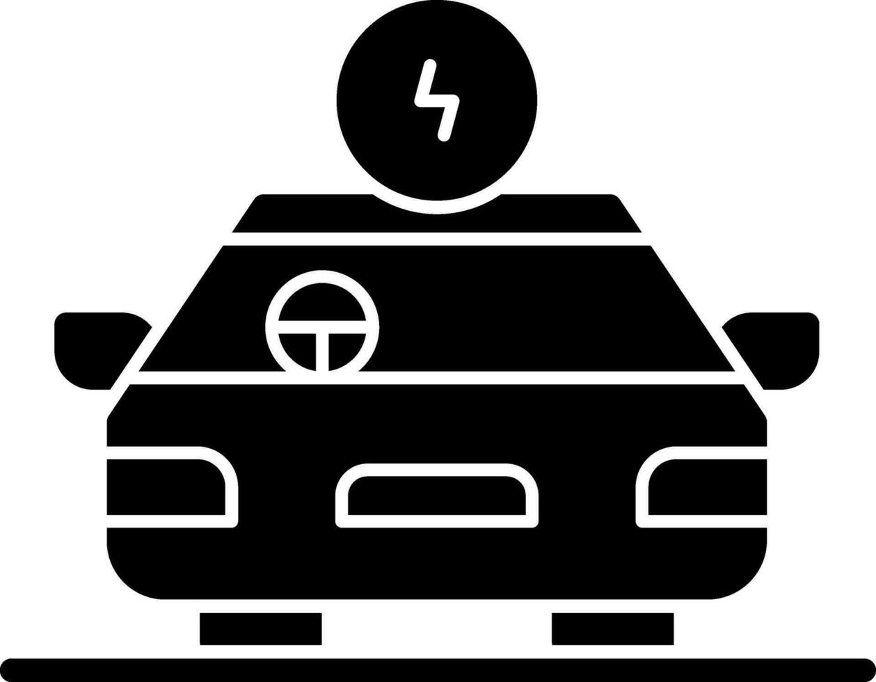 Hybrid car Vector Icon Design