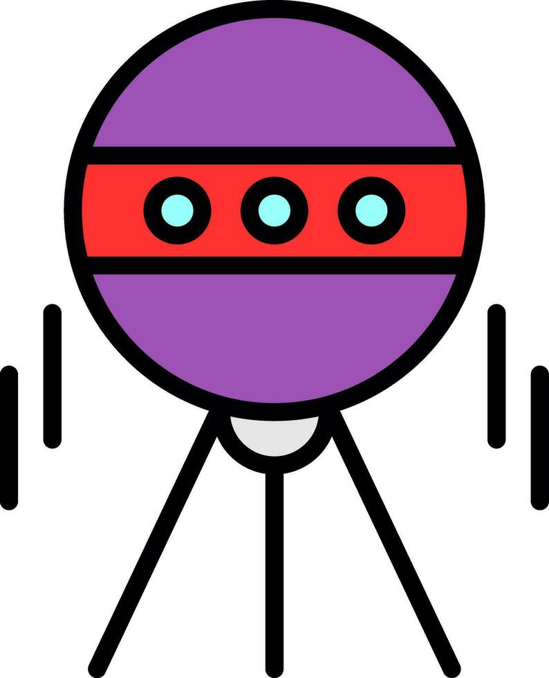 Sputnik Vector Icon Design