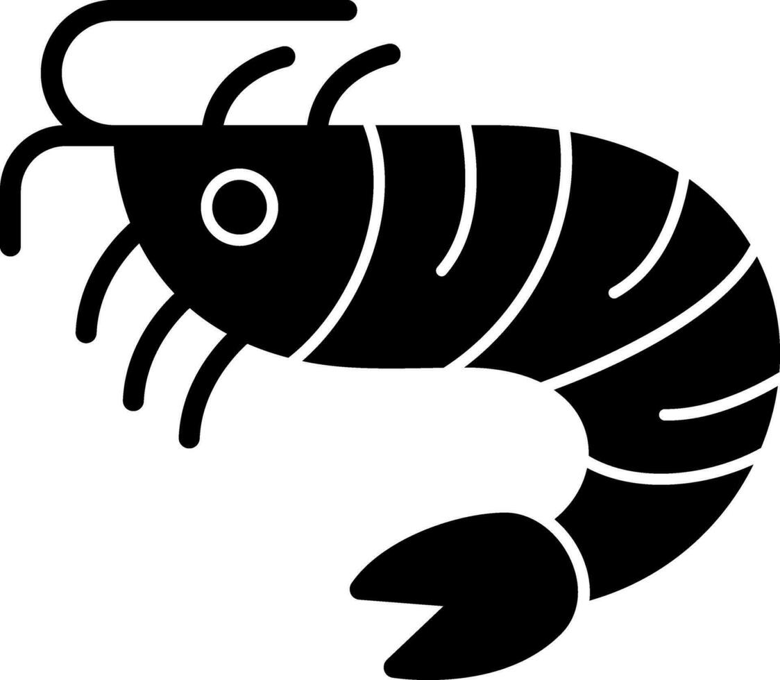 Shrimp Vector Icon Design