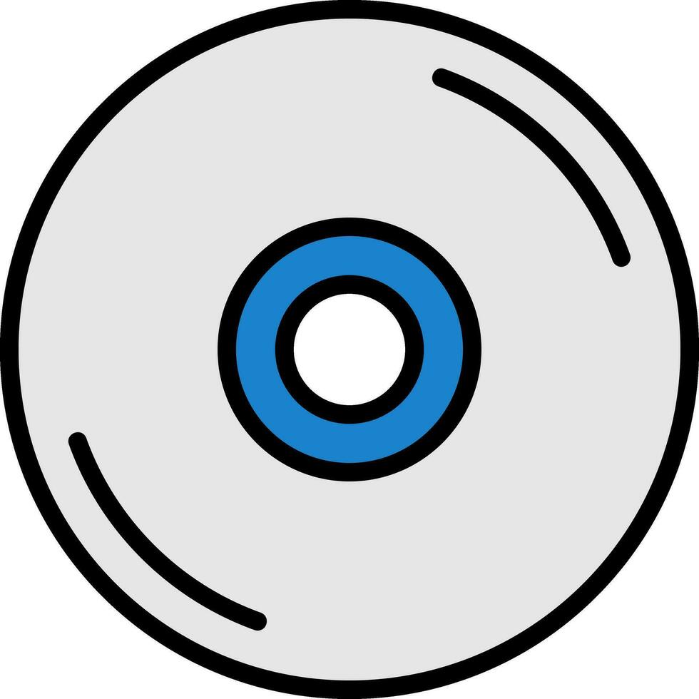 diseño de icono de vector de cd