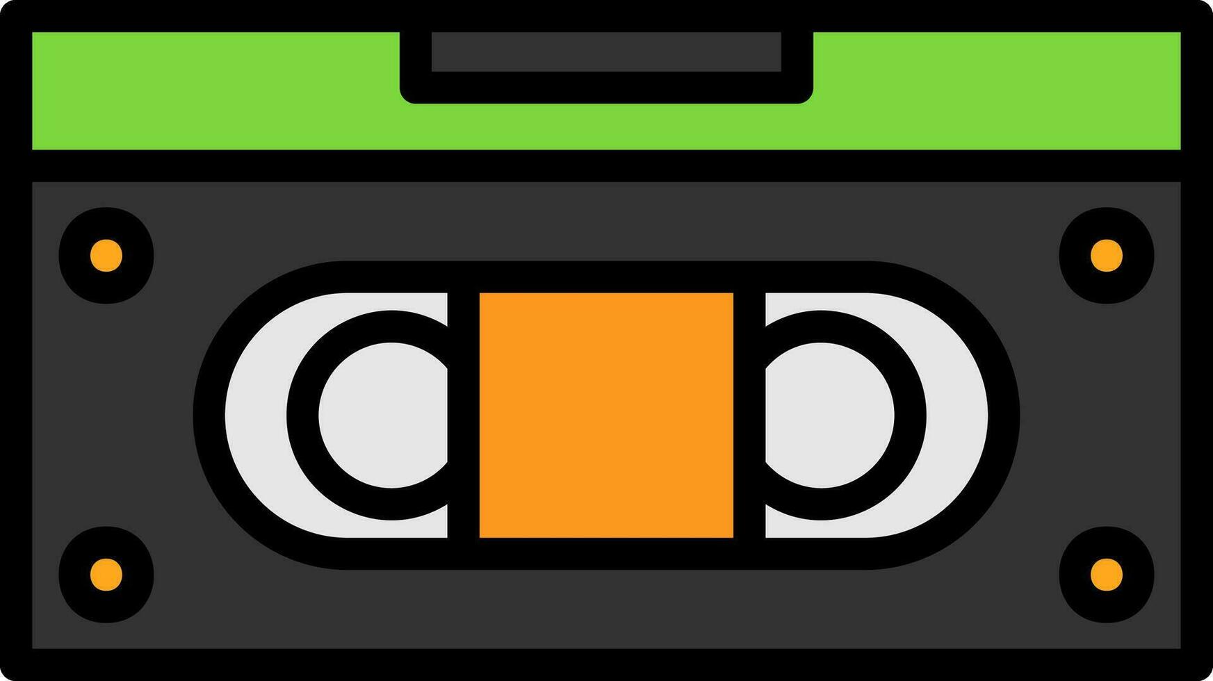 VHS Vector Icon Design