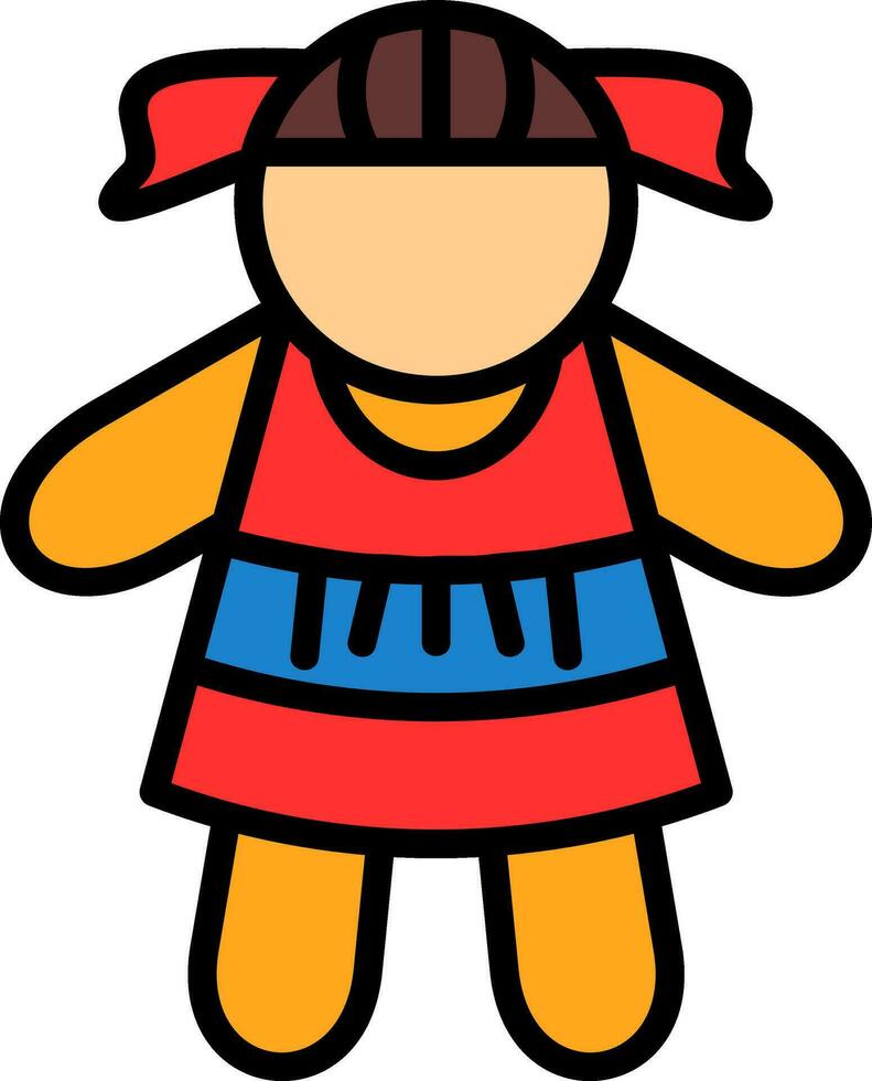 Doll Vector Icon Design