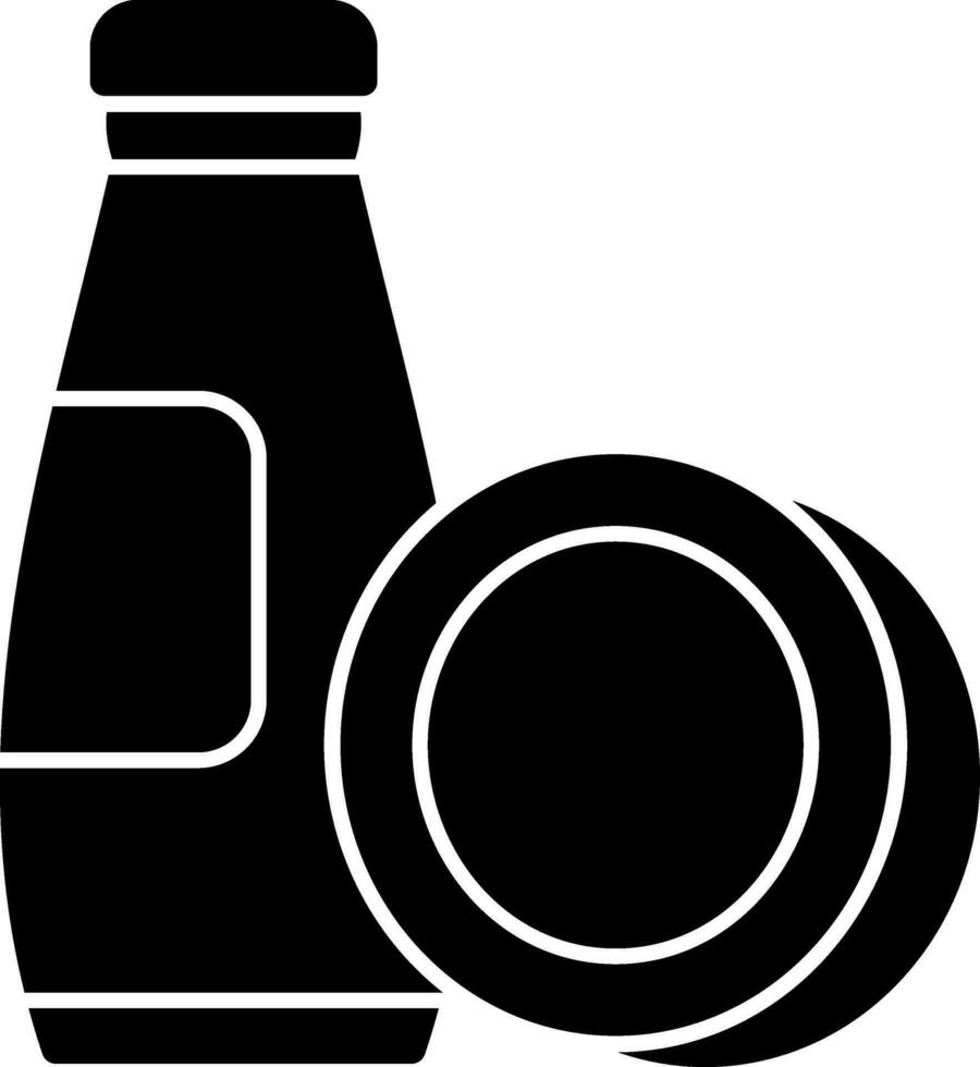 Coconut milk Vector Icon Design
