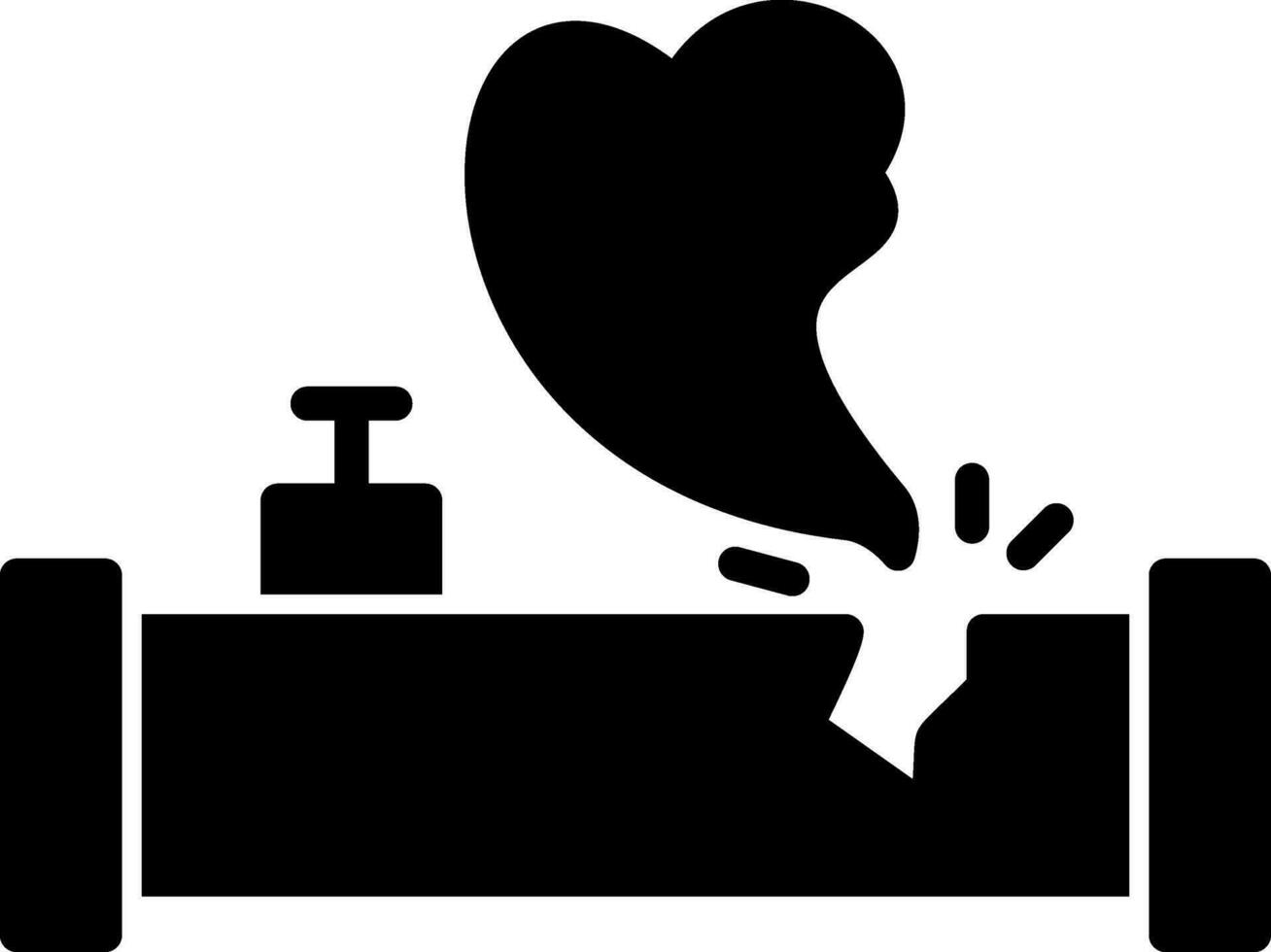 Gas leak Vector Icon Design