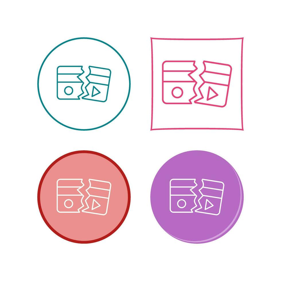 Broken Vector Icon