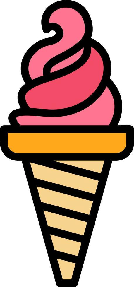 Ice cream Vector Icon Design