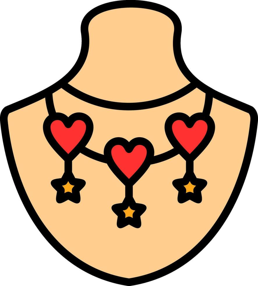 diseño de icono de vector de collar