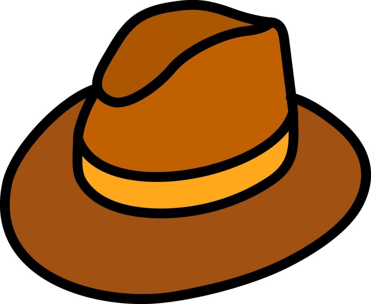 diseño de icono de vector de sombrero