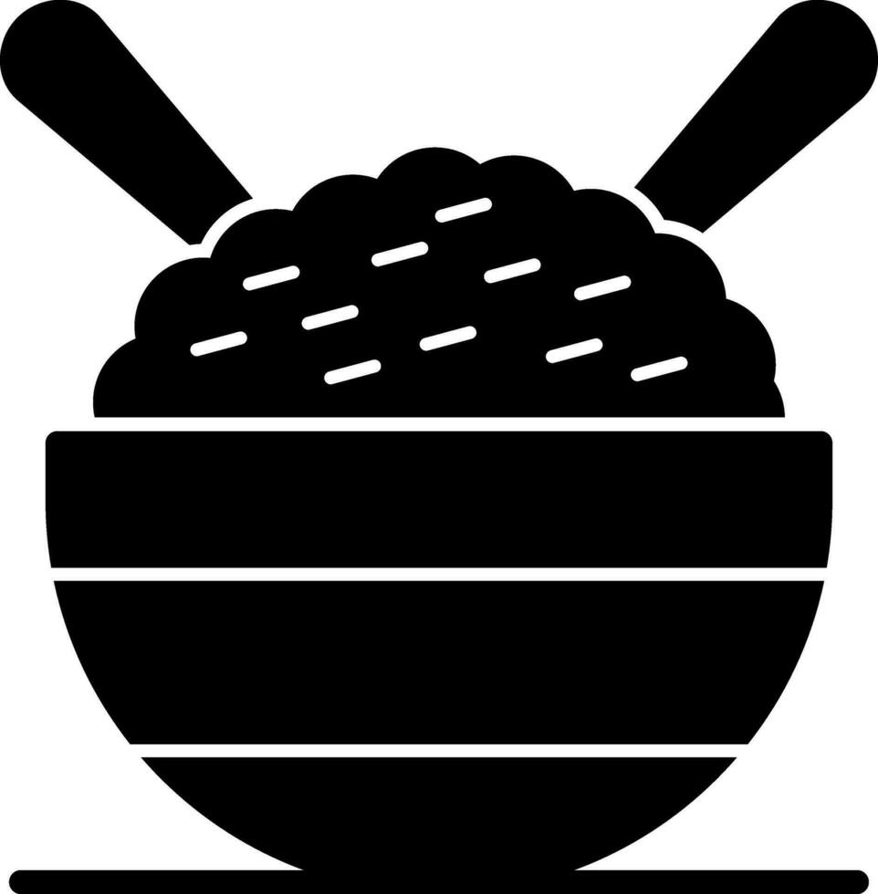 aromático arroz vector icono diseño