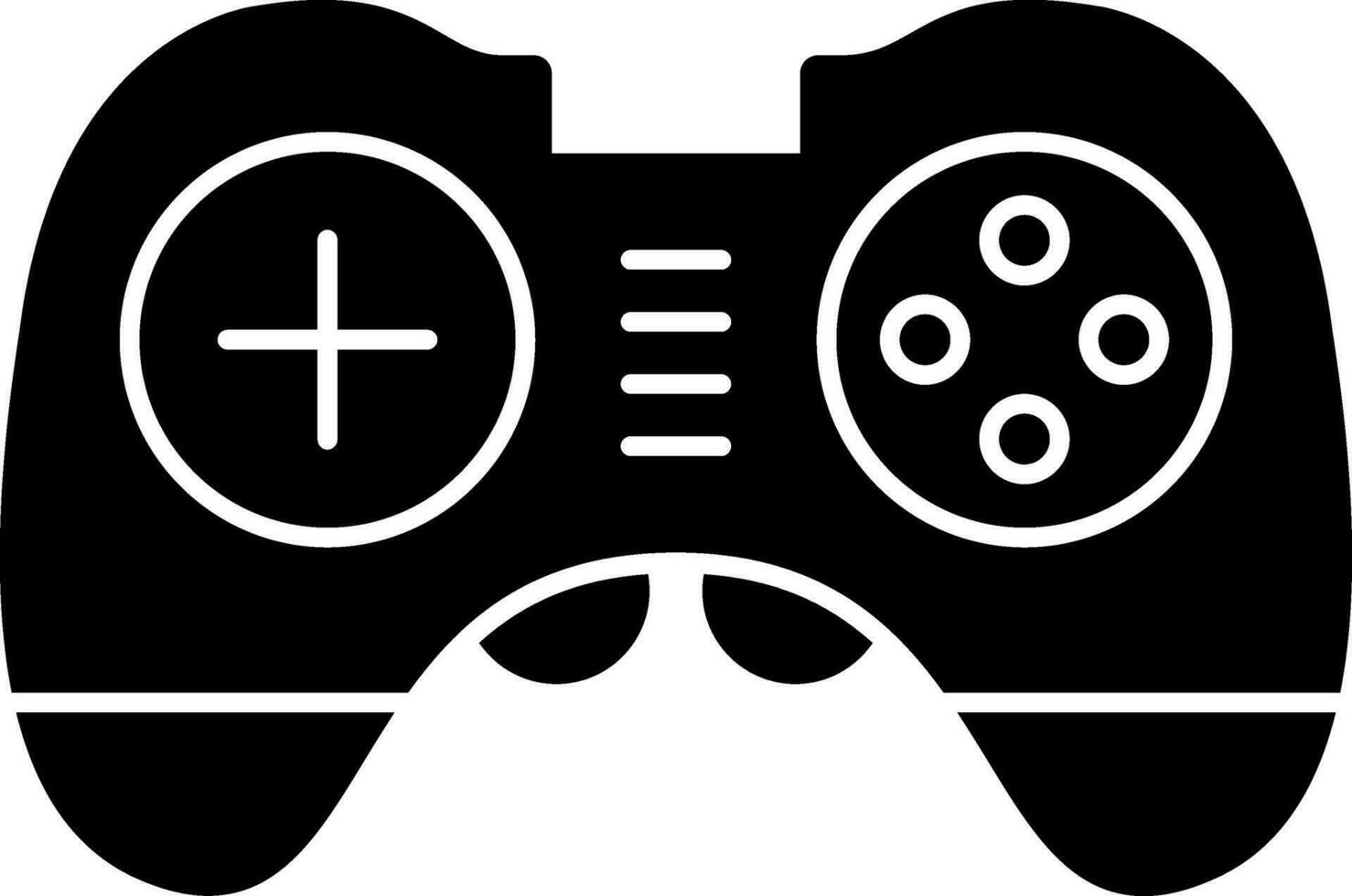 diseño de icono de vector de controlador de juego