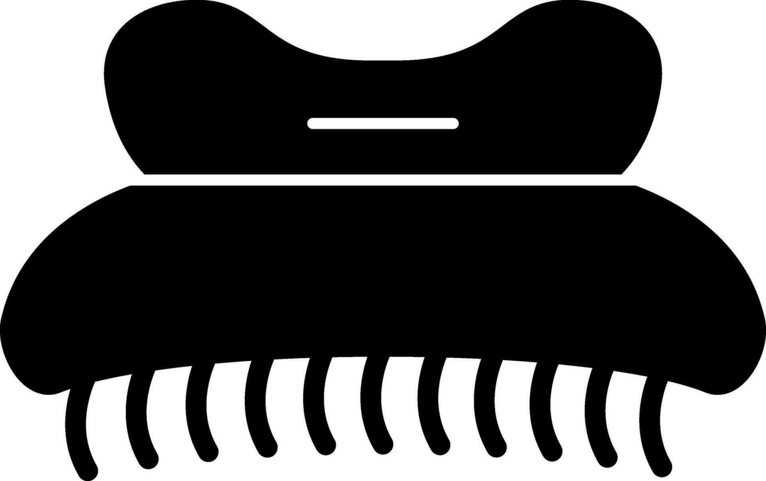 Hair clip Vector Icon Design