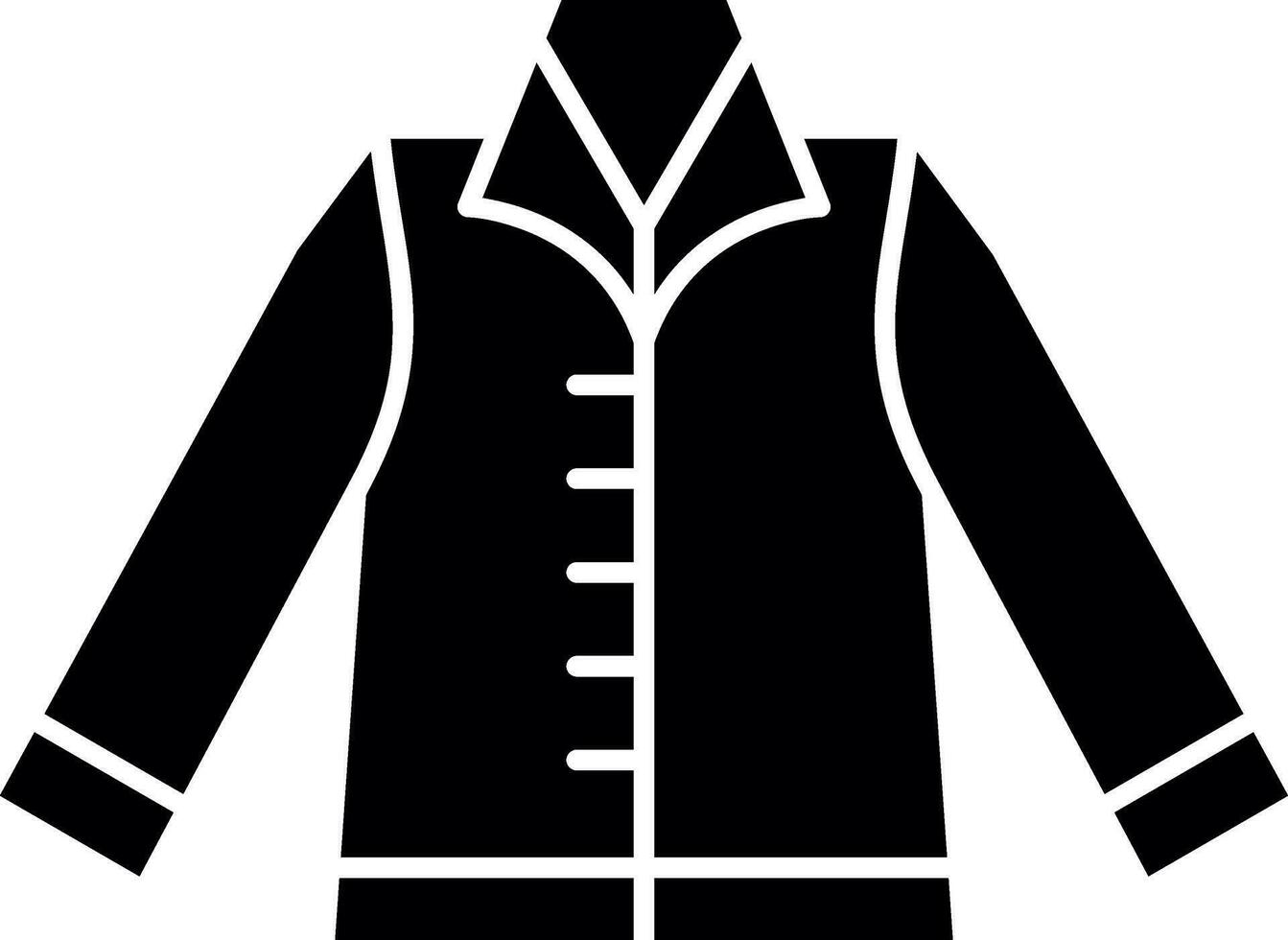 diseño de icono de vector de chaqueta