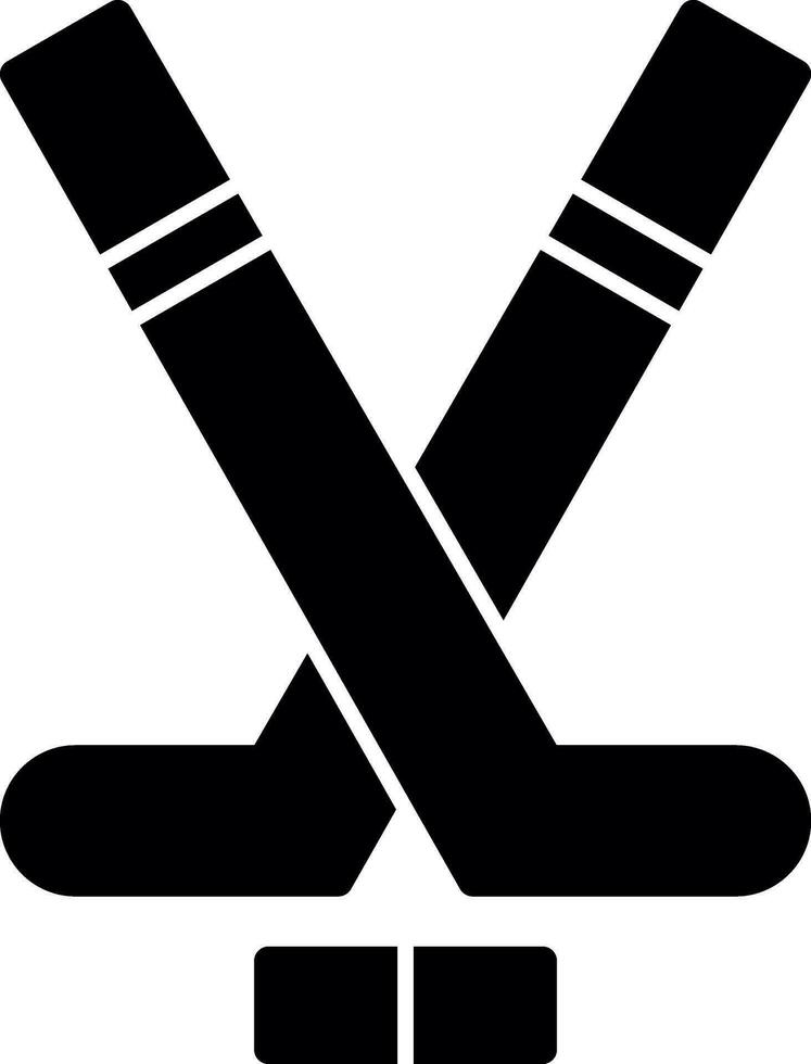 diseño de icono de vector de hockey