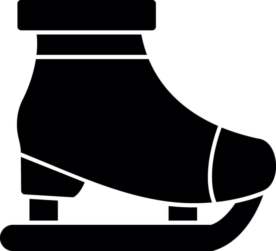 diseño de icono de vector de patinaje sobre hielo