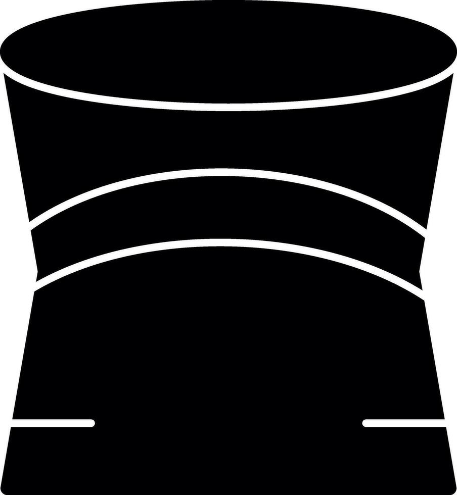 cuello polaina vector icono diseño