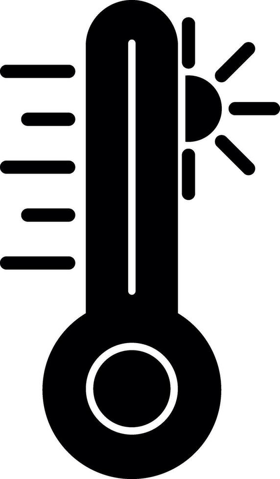 Thermometer Vector Icon Design